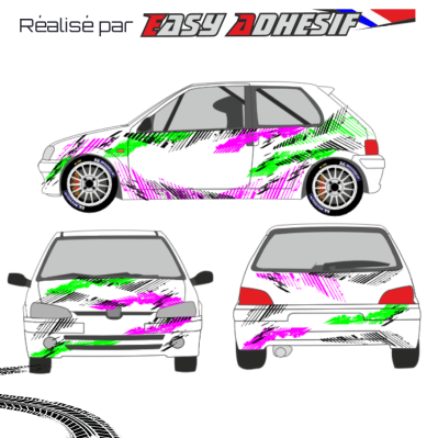 ARCADE BOOST - Kit déco voiture rallye personnalisé