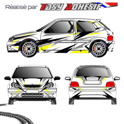 TEMPEST - Kit déco voiture rallye personnalisé