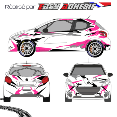 WILDCAT – Kit déco voiture rallye personnalisé