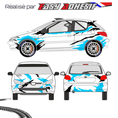 AQUASHIFT - Kit déco voiture rallye personnalisé
