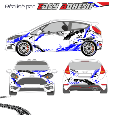 FRACTURE - Kit déco voiture rallye personnalisé