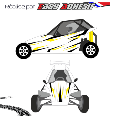 HAWK - Kit déco kart cross personnalisé