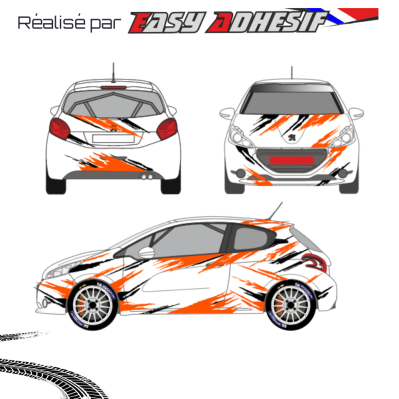 IGNITE - Kit déco voiture rallye personnalisé