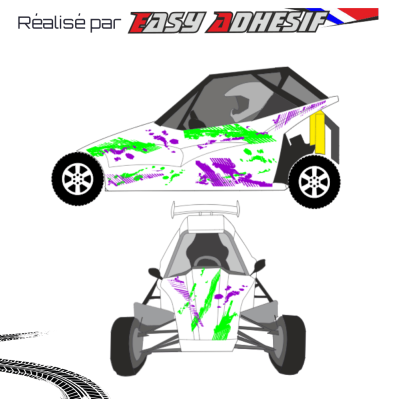 MISFIT - Kit déco kart cross personnalisé