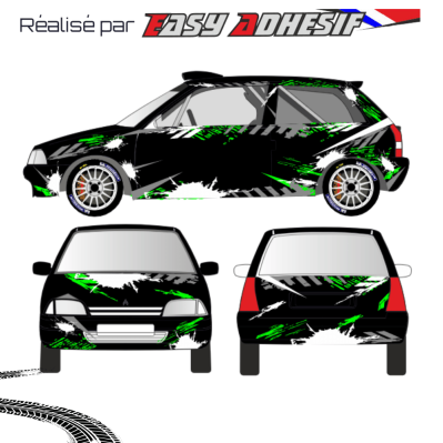 VENOM - Kit déco voiture rallye personnalisé