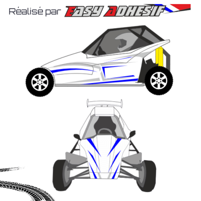 ZENITH - Kit déco kart cross personnalisé