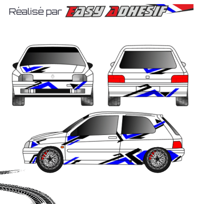 VECTOR - Kit déco voiture rallye personnalisé