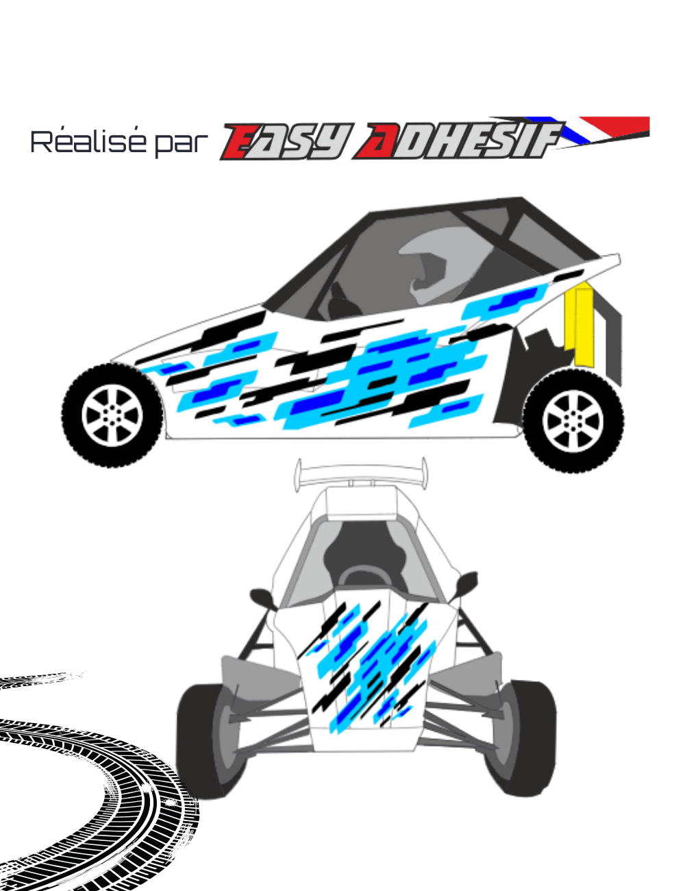DATASHIFT - Kit déco kart cross personnalisé