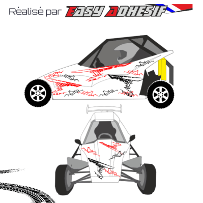 HEXRIFT - Kit déco kart cross personnalisé