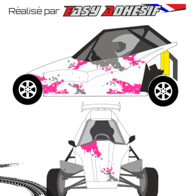NEBULA - Kit déco kart cross personnalisé