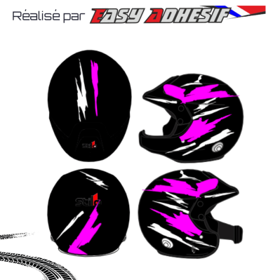 NIGHTFALL - Kit Déco Casque Personnalisé