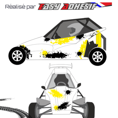 OUTCAST - Kit déco kart cross personnalisé