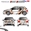 SABER - Kit déco voiture rallye personnalisé
