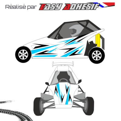 STINGRAY - Kit déco kart cross personnalisé