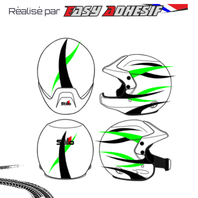 SIDEWIND - Kit Déco Casque Personnalisé