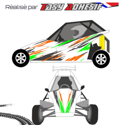 WILDFANG - Kit déco kart cross personnalisé