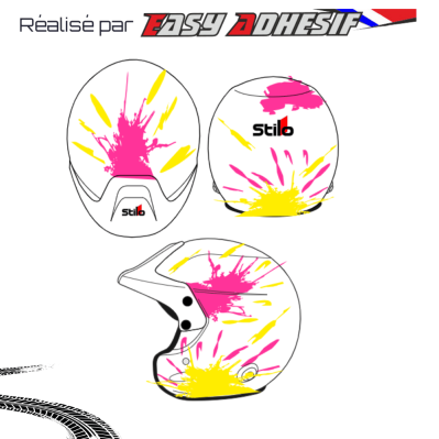 STARBURST - Kit Déco Casque Personnalisé